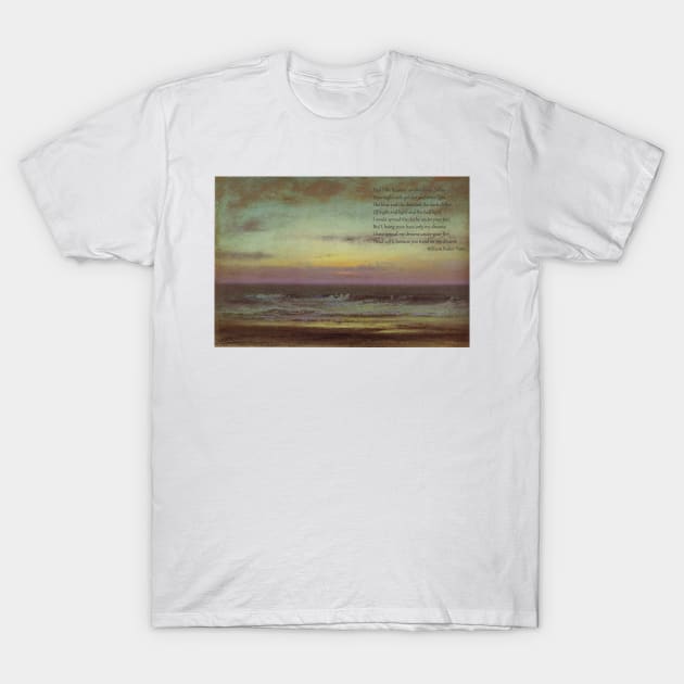 William Butler Yeats, Aedh Wishes for the Cloths of Heaven T-Shirt by picsoncotton